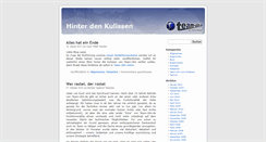 Desktop Screenshot of blog.team-ulm.de